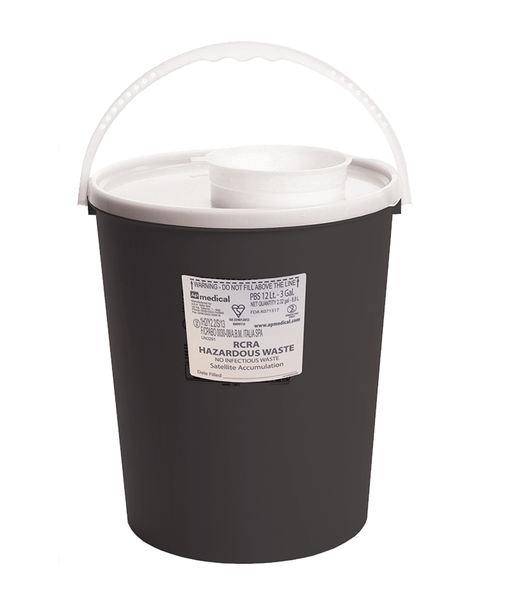 Hazardous Waste Container 3 Gallon Daniels Health